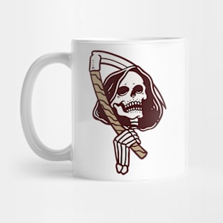 Grim Reaper Skull Mug